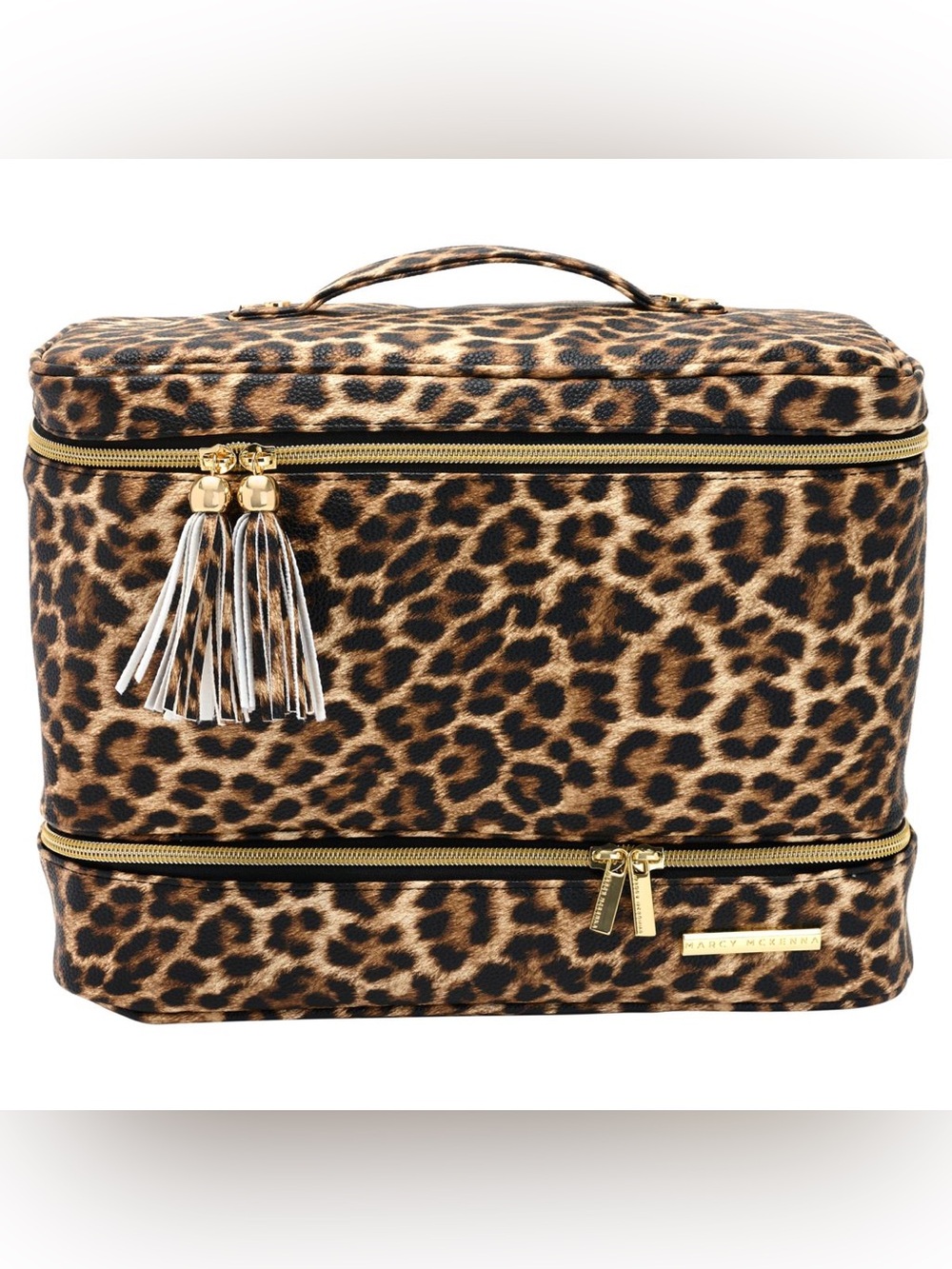 Marcy McKenna Glam Bag Modern Beauty Case - leopard